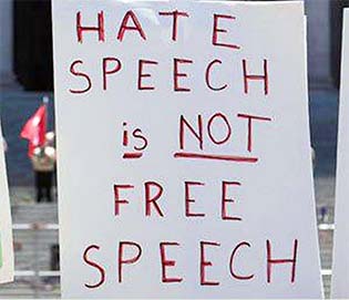 “Discurso de ódio não é liberdade de expressão”